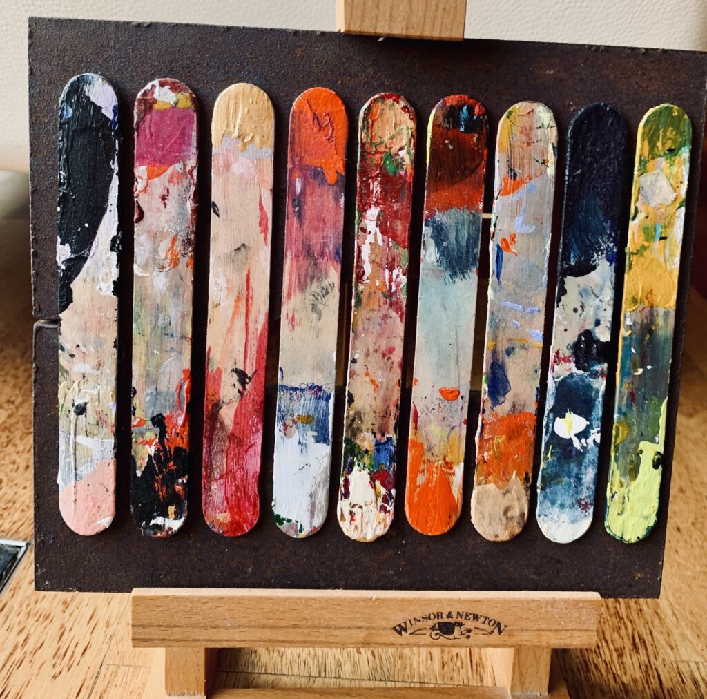 Benutzte Spatel - schön genug - 2018 - Matthias Koch